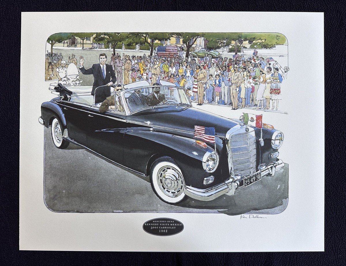 MERCEDES 300 COUPE en tôle lithographiée par Joyax - 1961 - 14 cm
