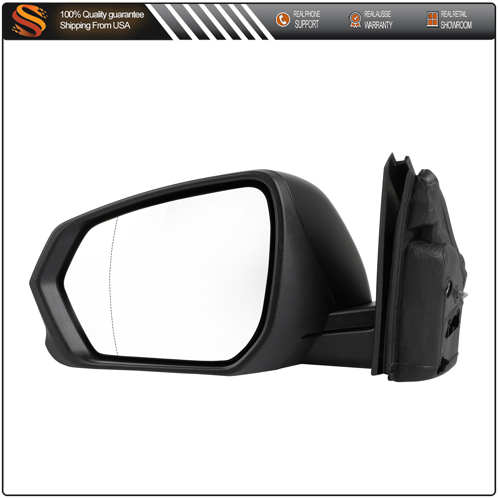 2018-2021 Chevy Equinox Left Side Driver Outside Rearview Mirror PTM