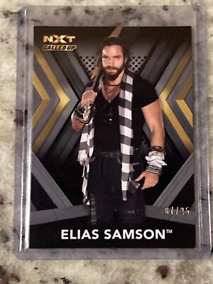 2017 Topps WWE NXT Elias Samson Silver Parallel Rookie 7/25 NXT Called Up SP RC