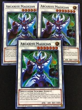 YUGIOH ARCANITE MAGICIAN INCH-EN049 1ST SUPER X3 (NM)