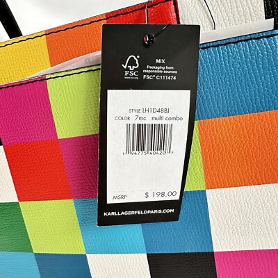 Karl Lagerfeld Paris Marbelle Crossbody Bag Bright Color Multi