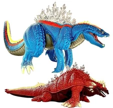 Brand New Set of 2 Godzilla Terrestris & Amphibia Singular Point Continuity Toys