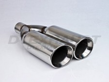 Dt-30538ds Stainless Exhaust Tip Dual Double Wall Sideways 3 Inlet 20.5 Long Dt-30538ds Stainless Exhaust Tip Dual Double Wall Sideways 3 Inlet 20.5 Long