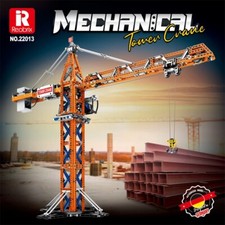 Reobrix 22013 Technik Turmdrehkran RC/App MOC Klemmbausteine 1288pce Geschenk