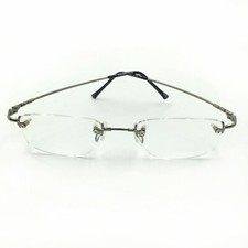 Rimless Titanium Alloy RX Prescription Eye Glasses Frame Unisex Flexible 49mm