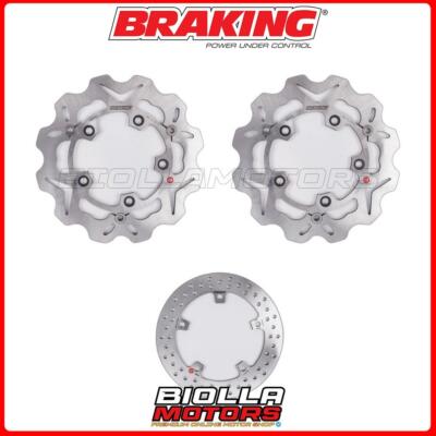 KYMCO XCITING 500 2004 BRAKING DISC KIT - 2009 FRONT + REAR [W]