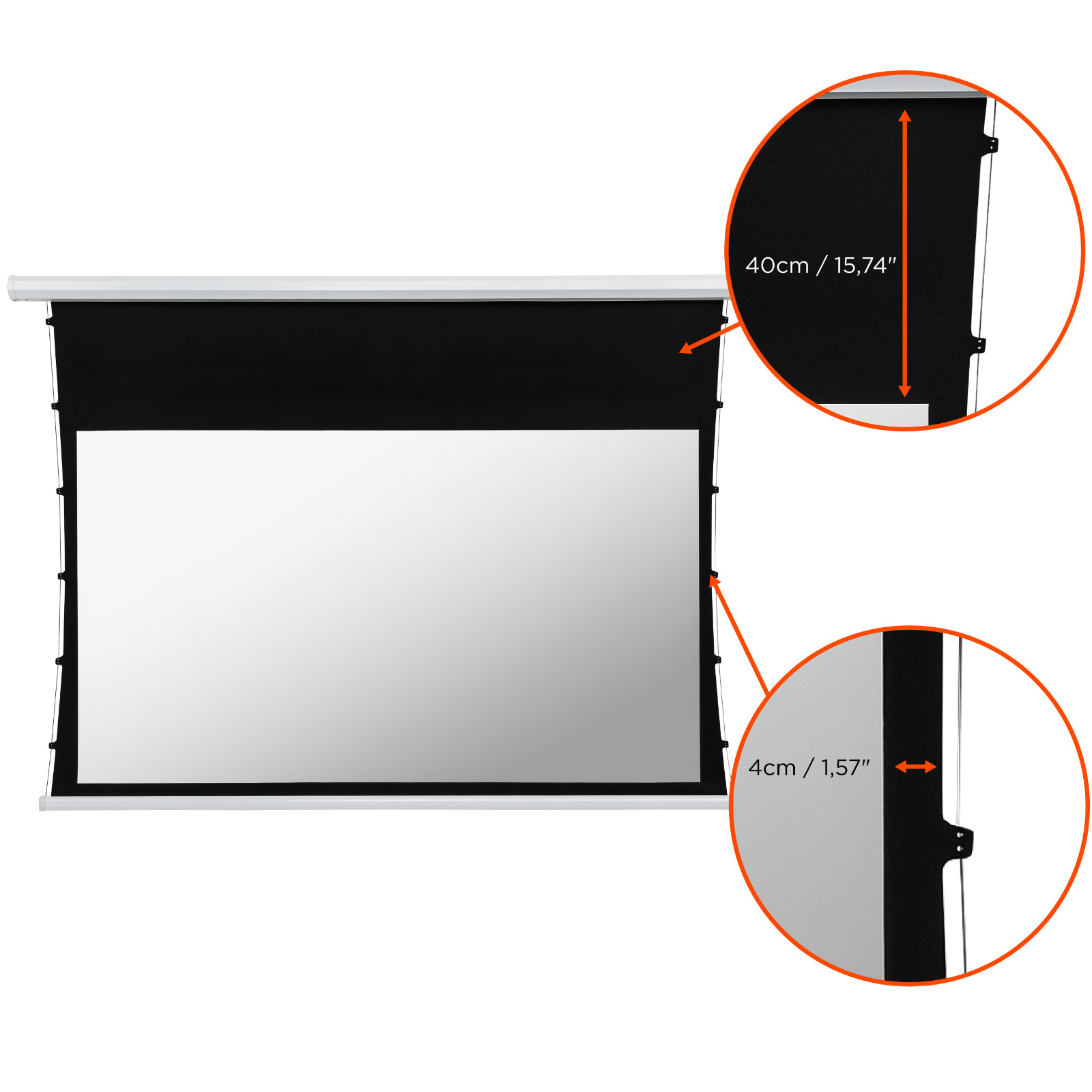 Thumbnail - Celexon Basic Heimkino Business Motor Seilspann Tension-leinwand