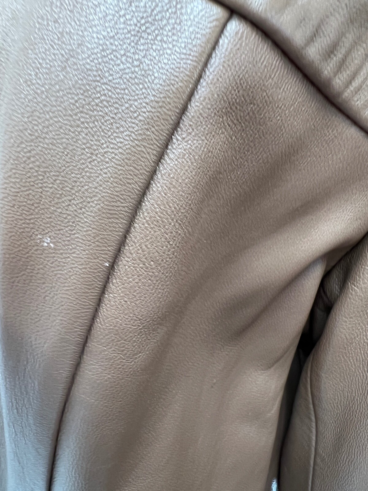 Pendleton Brown 100% Leather Button Front Collare… - image 9