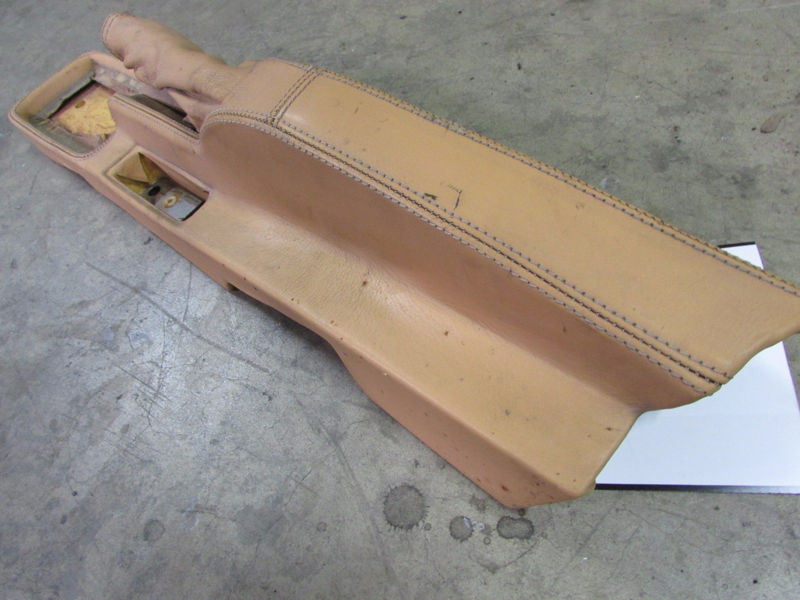 Ferrari F355, E-Brake, Center Console Trim, Beige, Used, P/N 63581105