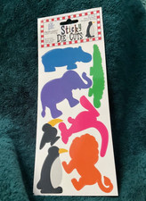 Sticky Die Cuts Zoo animals acid free stickers paper crafting scrapbooking new