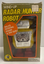 Wind-Up Radar Hunter Robot - Yellow