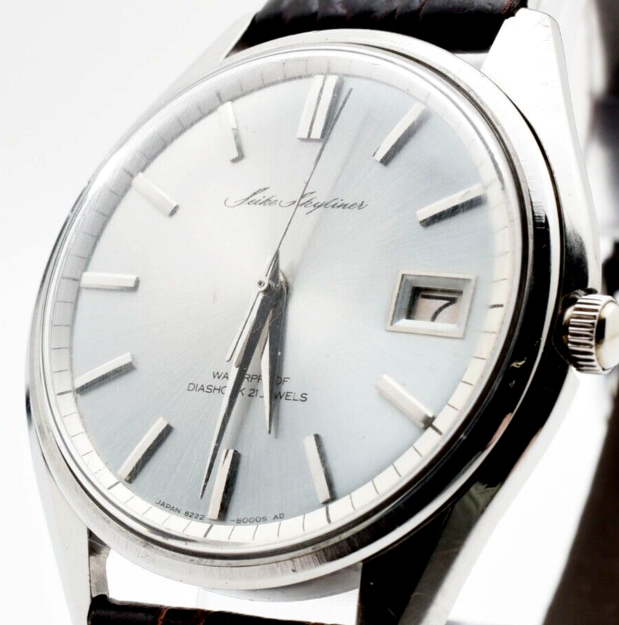 Watch Seiko 6222 Movement Serviced [EXC+5] Vintage SEIKO SKYLINER