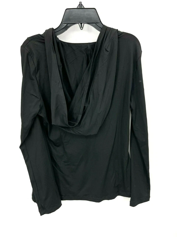 Intimint Cosabella Sudadera con Capucha Mujer Pequeña Negra Cremallera Completa Capucha Ropa Activa Chaqueta Foto 3 de 4