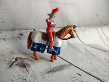 MEDEIVAL JOUSTING KNIGHT ON HORSEBACK LEAD SOLDIER