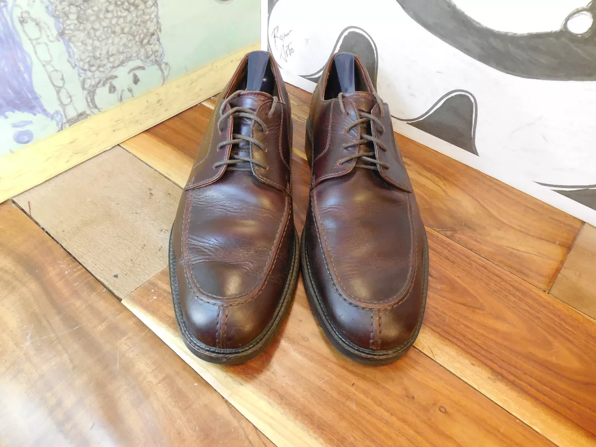 Johnston Murphy Brown Leather Oxfords Men s 9.5M 59 31118