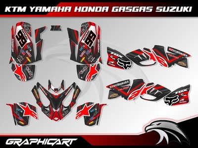 Personalized Polaris Predator 500 ATV Graphics Decal Stickers Kit - Free Custom
