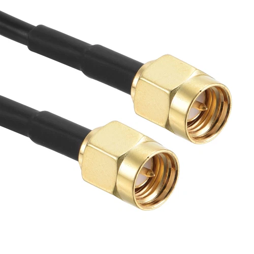 SMA Male to SMA Male Coaxial Cable 50 Ohm 24.9 Feet RG174 - Picture 3 of 5