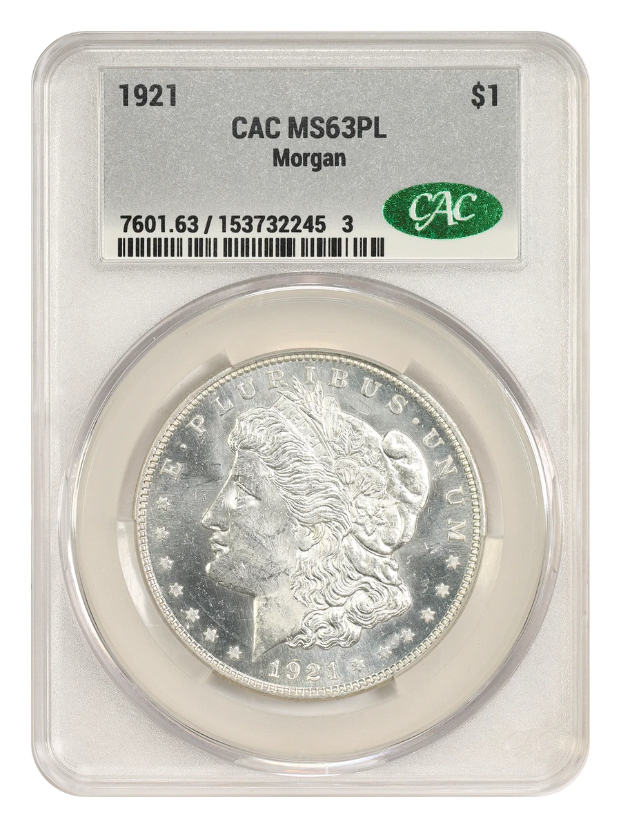 1921年 モルガンダラー PCGS鑑定品 MS63 フィラデルフィア MS 63 Graded 1921 Year Morgan US Dollars (1878-1921) for sale | eBay