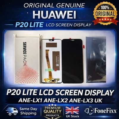 ORIGINAL ORIGINAL HUAWEI P20 LITE LCD BILDSCHIRM DISPLAY ANE-LX1 ANE-LX2 ANE-LX3 UK