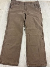 Legendary Outfitters Men's Pant Canvas Brown Work Outdoor Size 40x30