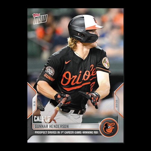 2022 Topps Now 868 Gunnar Henderson