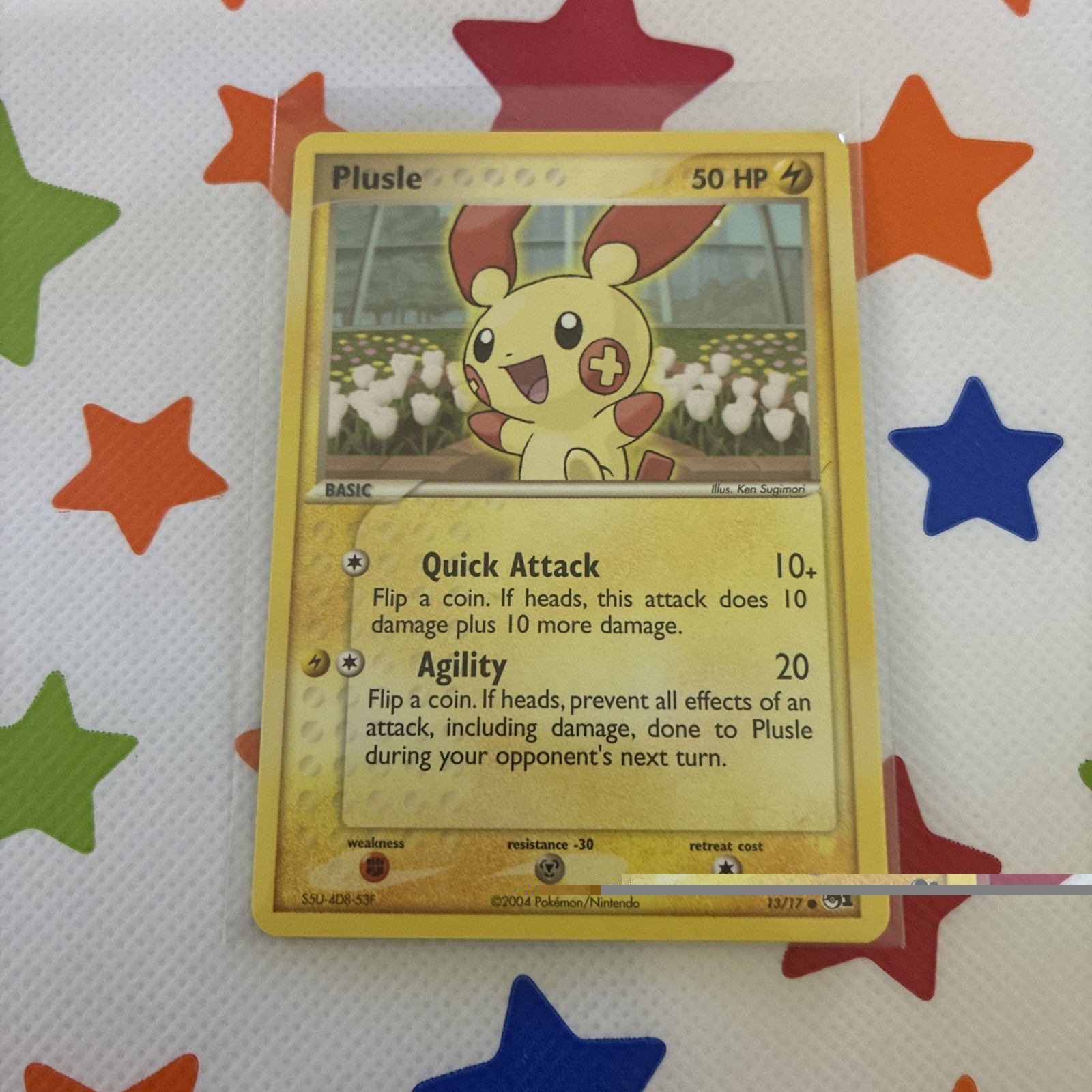 Pokemon Plusle Pop Series 1 #13/17 Common Near Mint