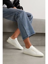 Saint Laurent Andy Sneakers White Leather Low...