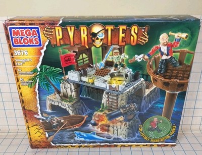 NEW SEALED - Mega Bloks Lego Blocks Box Set 3676 Pyrates Pirates Smuggler's Fort