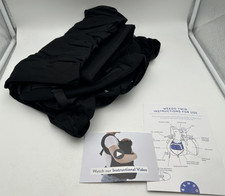 Weego TWIN Babytragesack Tragetuch für Zwillinge  Schwarz 2 Beutel Neu