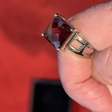 Ruby Ring Silver