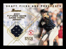 2001 Bowman Draft Picks & Prospects #FGR-SS Seung Song Game Relics Red Sox