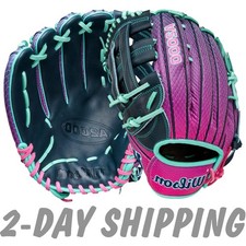 Wilson A2000 Omaha Series 1750SS Grape Flamingo 12.5" LHT Outfield Glove Ltd Ed