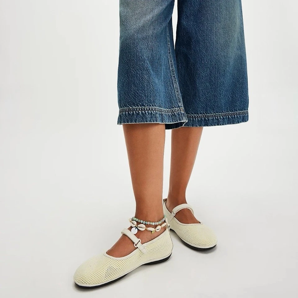 Camper Nina Split Sole Mary Jane Ballet Flats White Size 41 / 11 NWT - Image 2 of 4