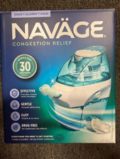 BRAND NEW Navage Congestion Relief Saline Nasal Irrigation Nasal Care w/SaltPods