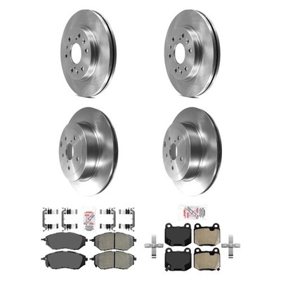 For Subaru WRX STI 15-17 Brake Kit AmeriPRO Plain Front & Rear Brake Kit w