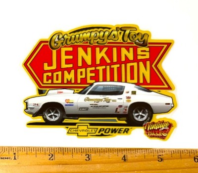 Bill GRUMPY'S TOY VIII Jenkins Competition Wheelie PRO STOCK Sticker Decal V3