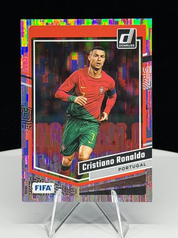 2023-24 Donruss Soccer- Christiano Ronaldo #44 Silver Foil Portugal SSP non auto