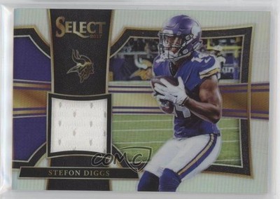 2017 Panini Select Swatches Silver Prizm 124/199 Stefon Diggs #27 1o93