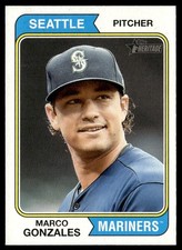 2023 Topps Heritage Marco Gonzales Seattle Mariners #144