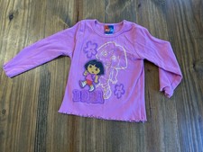 Vintage Dora The Explorer Long Sleeve T Shirt Nick Jr Size 5