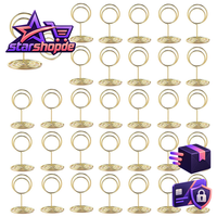 Tischkartenhalter 30 StüCk Gold Fotohalter Memohalter KartenstäNder Hochzeit
