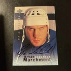 1995-96 Upper Deck Be a Player Autograph Bryan Marchment #S39