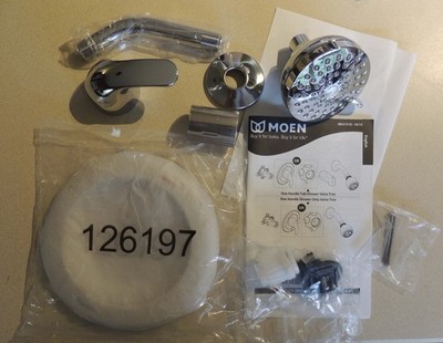 Moen ADLER 82604 Shower Trim Kit, NO VALVE INCLUDED. NEW Open Box