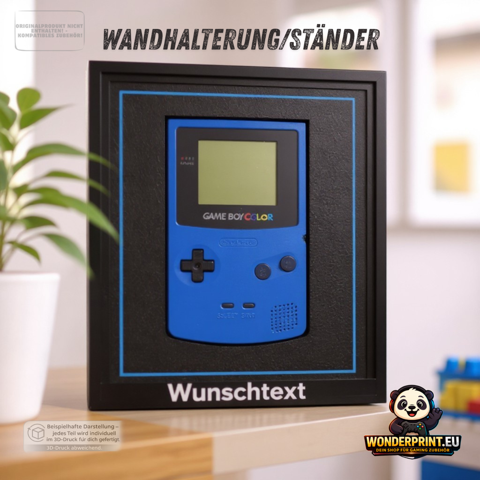 Halterung passend für Game Boy Color Spiele Aufsteller Ständer Display Stand