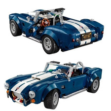 Shelby Cobra 427 S/C Roadster Classic Sports Car Building Set | +1241pcs | Icons
