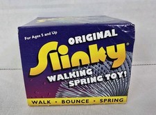 Vintage 2004 The Original Slinky Metal Walking Spring Kids Toy Sealed In Box