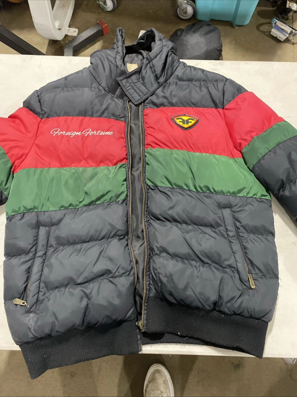 Foreign Fortune Puffer, Jacket, Vintage Size Medium Men’s