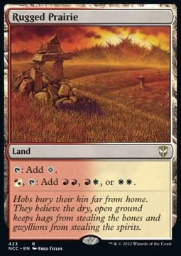 Magic/MTG Rugged Prairie NCC-423 Rare Englisch Excellent
