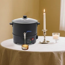 Wax Melter For Candle Making, Electric Wax Melting Pot W/ Adjustable Temperature