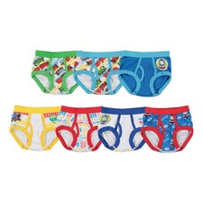 Boys 7-Pack 100 Combed Cotton Briefs with Thomas the Tank, Percy and More in...